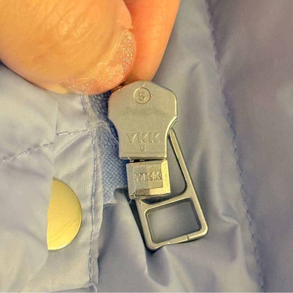 Vgrass Light Periwinkle Bonded Goose Down Puffer … - image 6